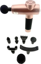 Crane Fitness Massagegerät Massagepistole 30 Stufen, 8 Aufsätze, LED-Display