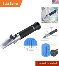Dual Scale Salinity Hydrometer for Accurate Saltwater Measurements 1.000-1.070