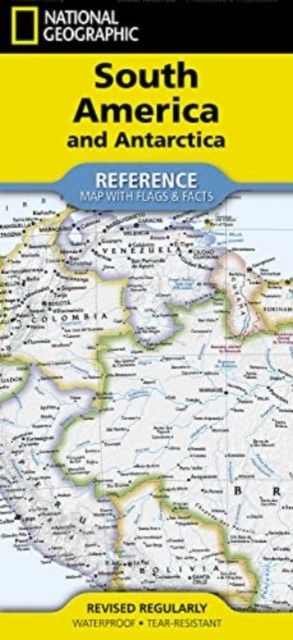 South America and Antarctica Map by Nat Geo Maps (Sheet map, folded)