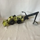Vintage 1970-73 Tonka Toys USA Pressed Steel Lime Green Mini Trencher #1089 Read