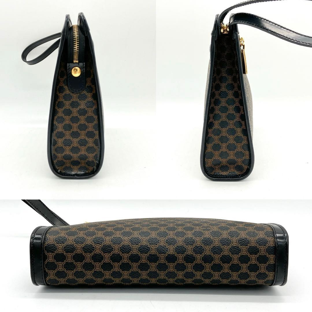 CELINE Macadam Pattern Clutch Second Hand Bag PVC… - image 5