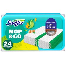 Mop Go Wet Refills, Scent, 24 Count