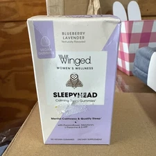 Winged Wellness Sleepyhead Natural Sleep Gummies for Women - Prime Sleep Support