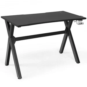 Bureau de jeu ergonomique avec Mousepad et porte casque de coupe