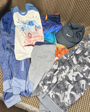 Lot of Kids Children's Size 6-7 Hoodies Shirt Shorts Swimming Trunks Nike Hat