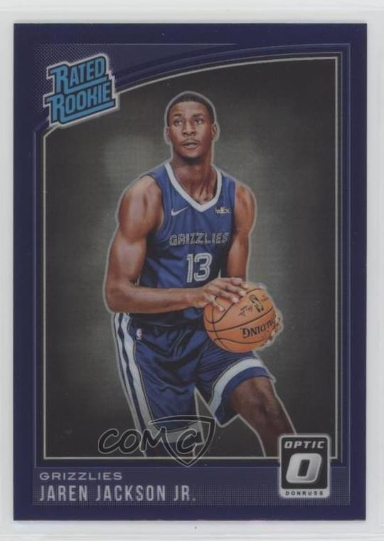 2018 Panini Donruss Optic Rated Rookie Purple Prizm Jaren Jackson Jr #188 11dc