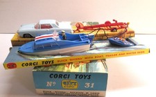 Corgi Toys, Gift set 31 Buick Riviera Boat Set , rare Original,