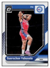 Guerschon Yabusele 2024-25 Donruss Optic #168 Philadelphia 76ers Chrome NBA *324