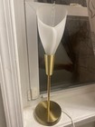 Calla Lily Table Lamp Hollywood Regency Style Vintage 80’s Retro Lotus Flower — photo 4