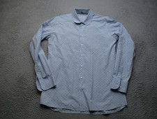 Suitsupply Shirt Mens 16.5 42 Blue Egyptian Cotton Long Sleeve Dress