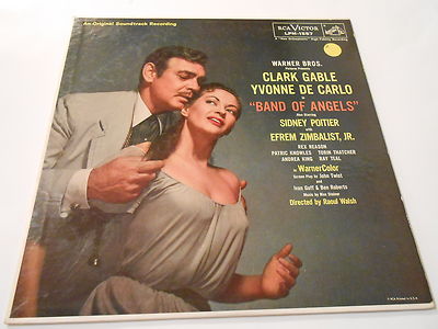 BAND OF ANGELS =[mint-near mint lp]= CLARK GABLE,,SYDNEY. POITIER = Sharp