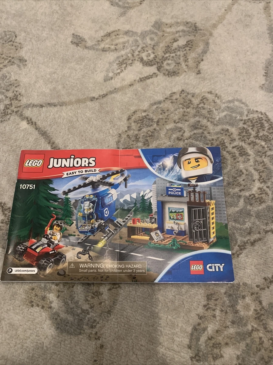 Nominering eskalere mikro Lego City Juniors 10751 Police Manual Only Building Instructions Booklet |  eBay