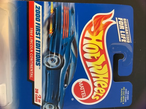 HOT WHEELS 2000 FIRST EDITION 1964 LINCOLN CONTINENTAL CONVERTIBLE - Picture 3 of 5