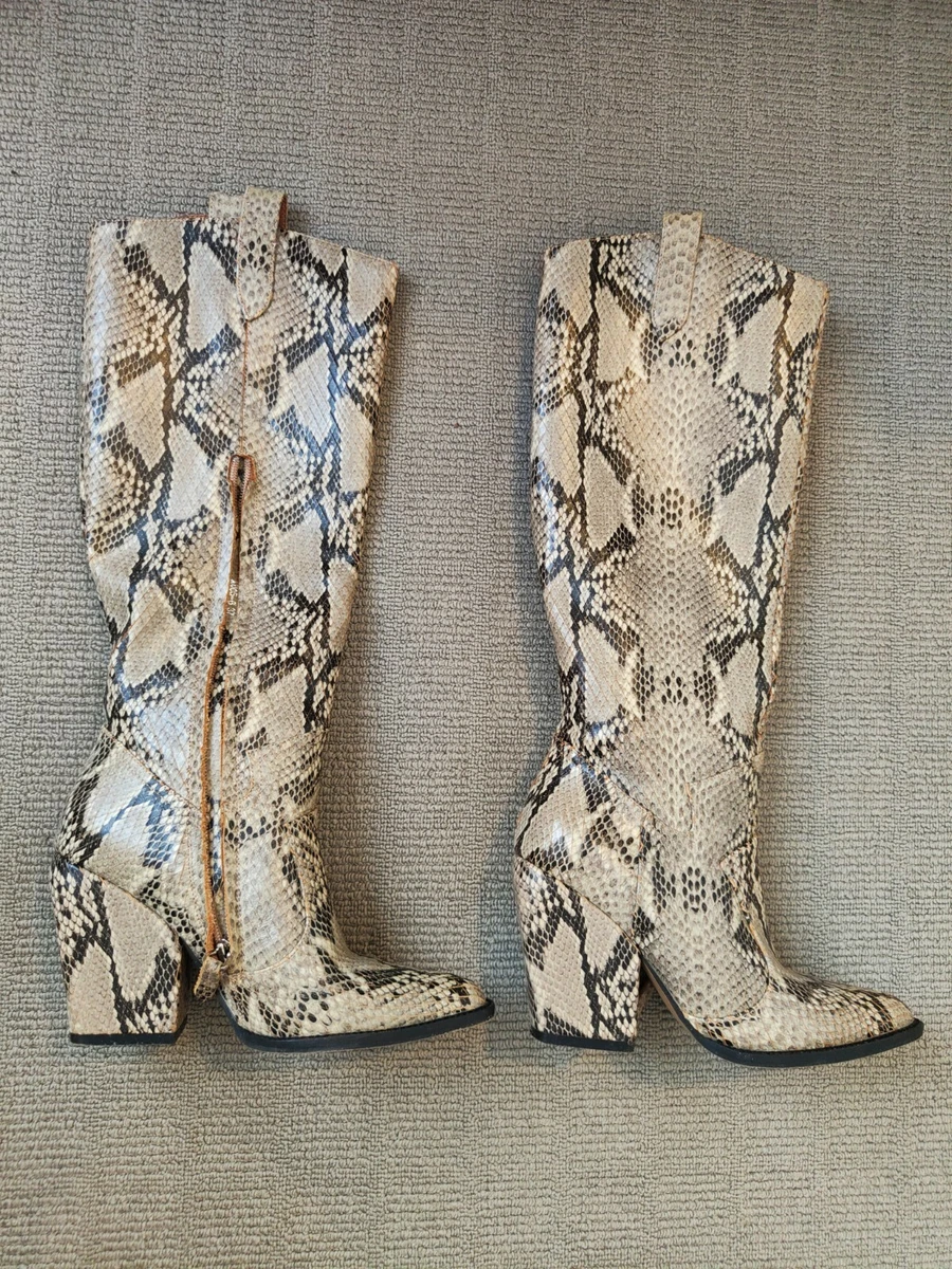 Alias mae snakeskin best sale boots