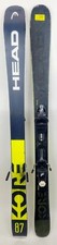 Used 300 Youth Head Kore Team Skis  Din 7 Bindings Sizes 135 144 153