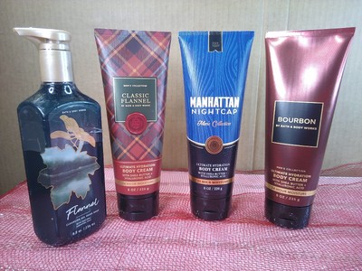 Bath and Body Works Hydration Lotion Bundle (3) for Men and (1) Free Hand Soap 