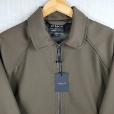 Nwt $395 Cc Filson Size Small Womens Wool Whipcord Usa Made Brown Bomber Jacket