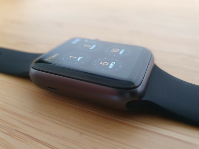 Apple Watch Series 2 42mm Space Grey Aluminum Case Black Sport Band -  (MP062X/A) for sale online | eBay