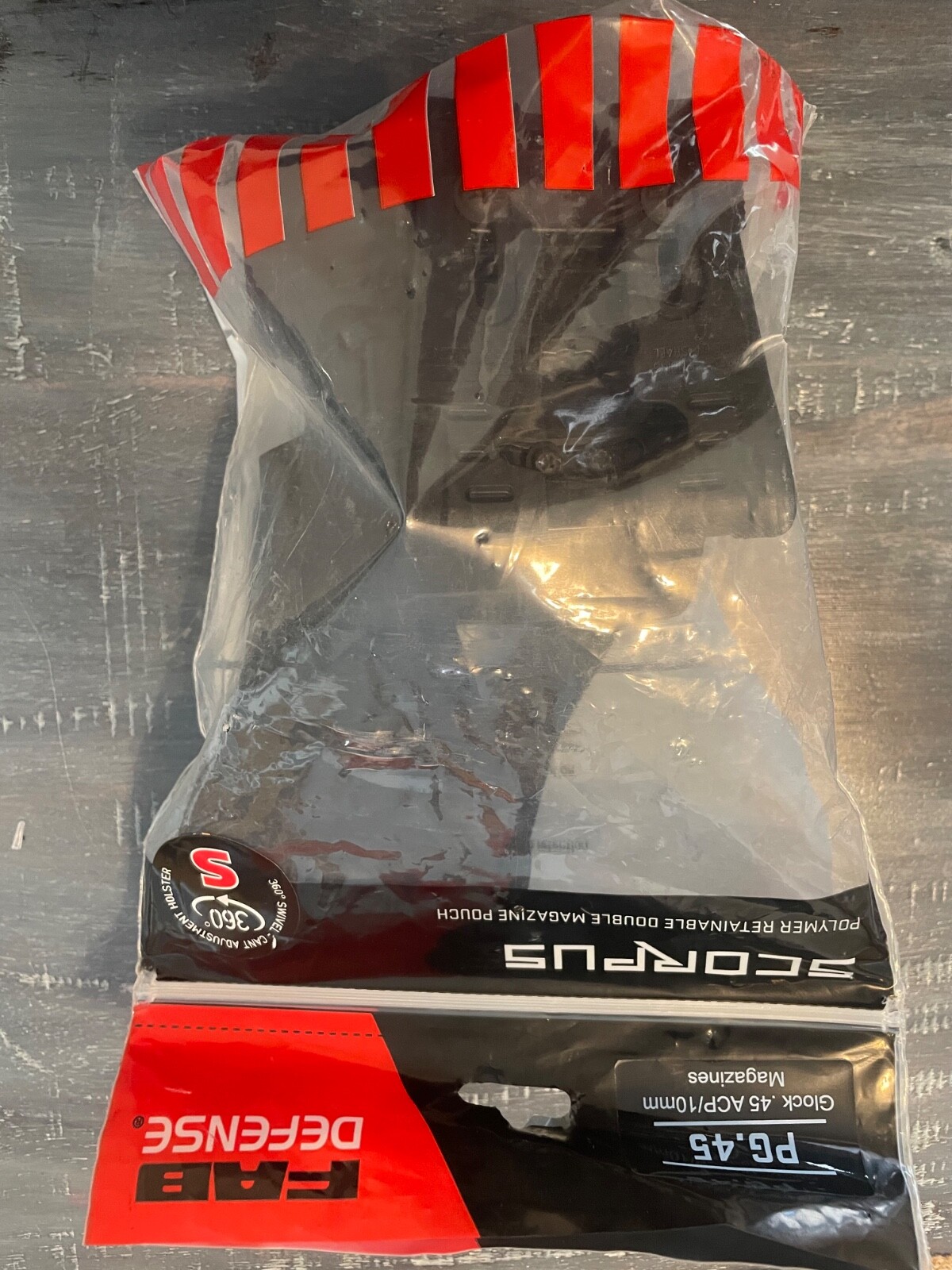 Scorpus Double Magazine Pouch for .45/10mm Double-Stack : SC-PS45B-image