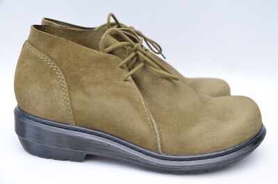 Doc Martins Suede in Khaki Green Sz 8 1461 Made in England Buck Suede Oxford Shoes in Green | Dr  main image 3
