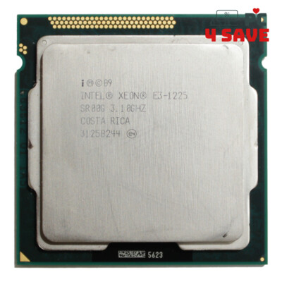 Intel Xeon E3-1225 SR00G 3.1GHz 6MB 4C LGA1155 Workstation CPU Processor 95W