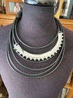 Very Cool Steampunk  Rubber and Chrome Necklaces Used in TV Series The Orville — photo 4