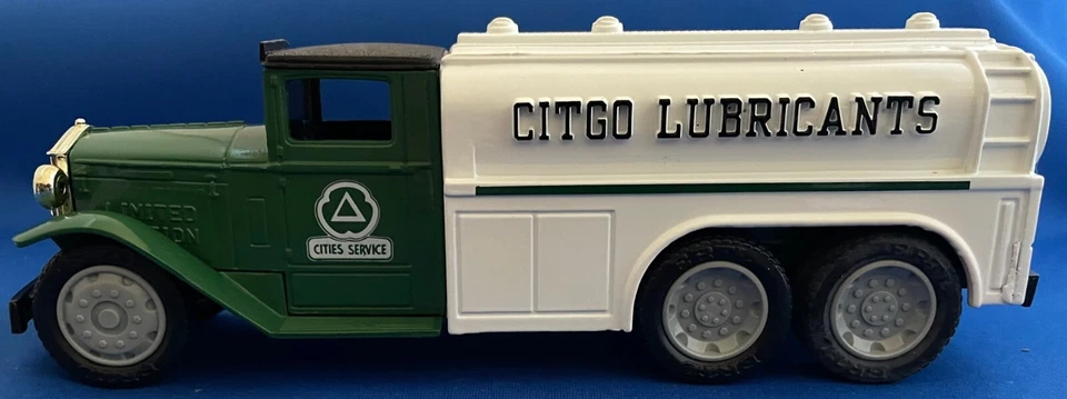 Banco de transporte vintage 1992 Ertl coleccionable - 1930 Diamond T "Citgo" #4, como nuevo Foto 2 de 4