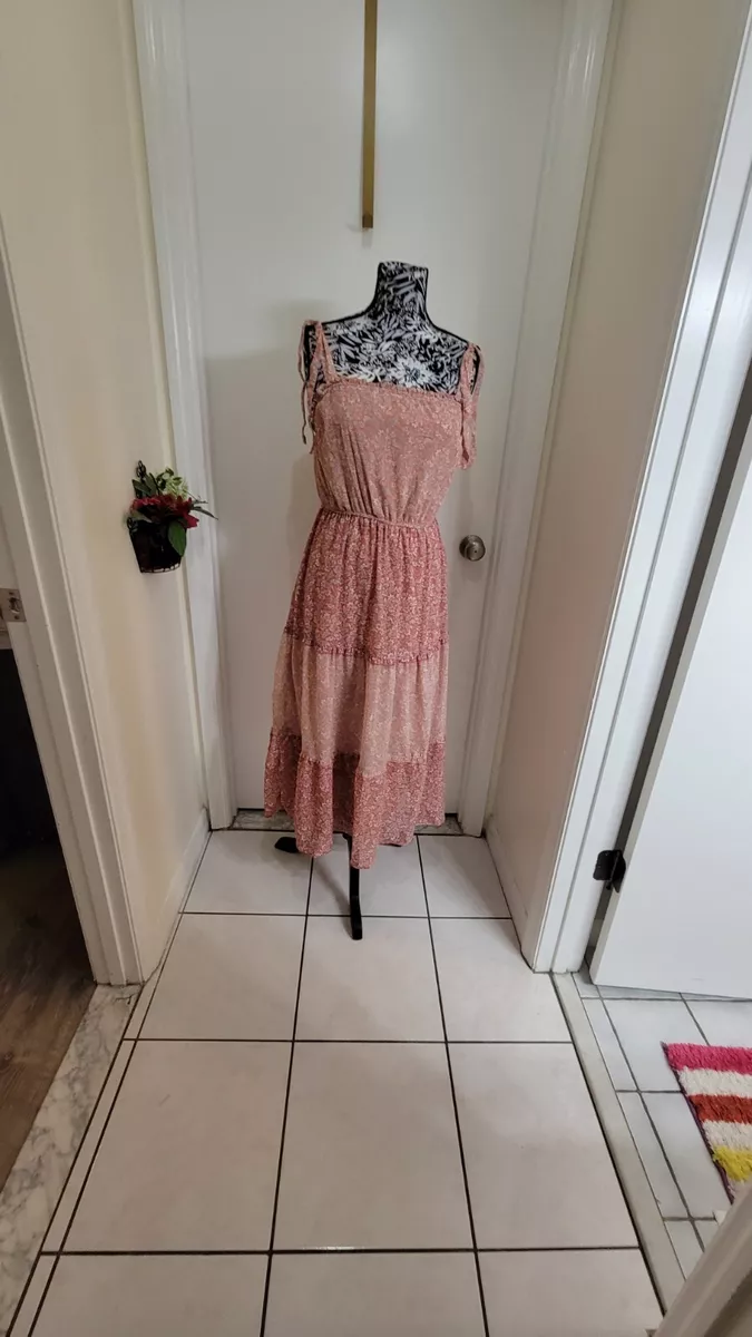 Pink summer hotsell maxi dress