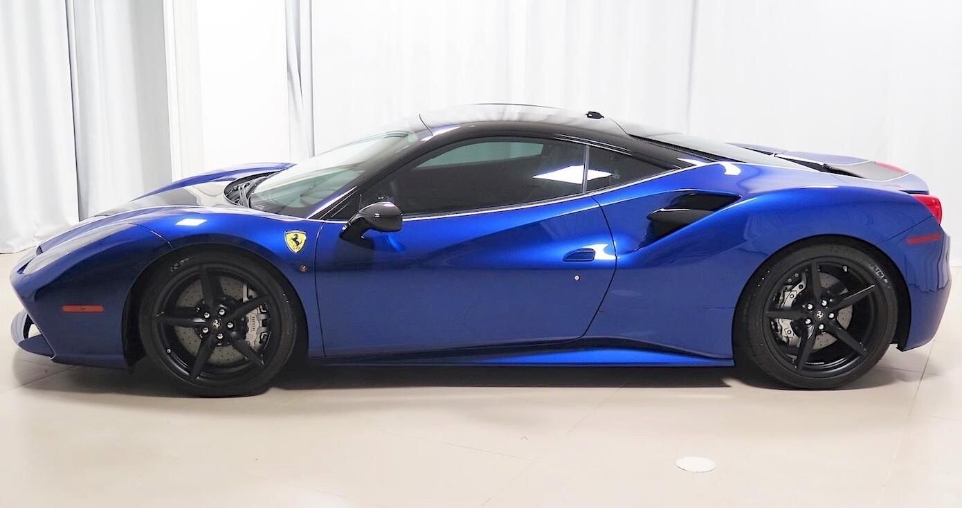 Factory Ferrari F8 488 Black Wheels Tributo Genuine Original OEM GTB 458 Perfect