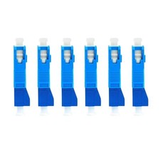 -6pcs SC Male to LC Female Hybrid Optical Fiber Adapter Connector Singlemode ...