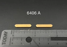 2 Pack 1/64 Amber LED Style Narrow Lightbar Greenlight Work Tow Construction