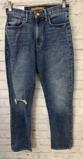 Joe  s The Luna High Rise Cigarette Ankle Blue Jeans Women  s Size 26x28 New