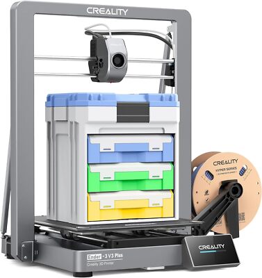 引き取りのみ CREALITY Ender3 v3 plus Creality Ender 3 V3 Plus 3D Printer with 2KG Hyper PLA High Speed