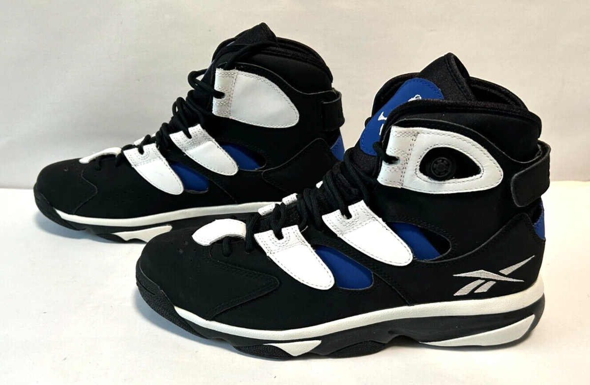 Reebok Shaq Attaq IV 4 Classic Men's Size 10.5 Black White Sneaker