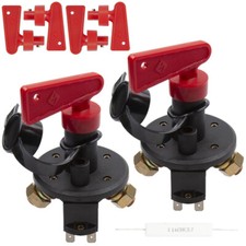 Master Battery Isolator Cut Out/Off Kill Switch FIA Type Kit For Car Race Rally