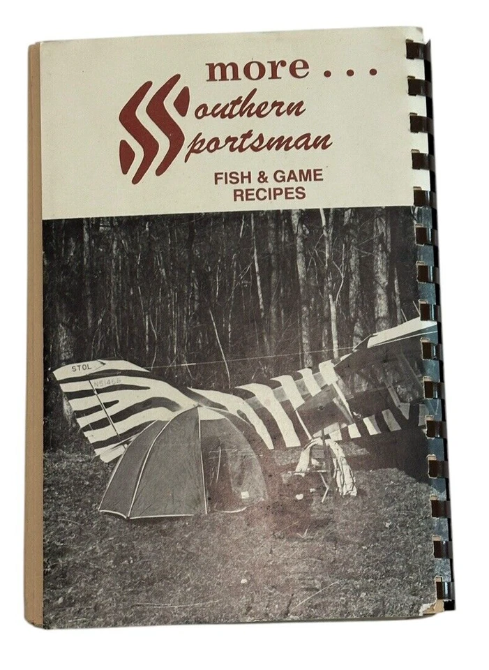 VTG more Southern Sportsman Fish & Game Recipes SIGNED Franc White Cookbook 1989 Foto 4 de 4