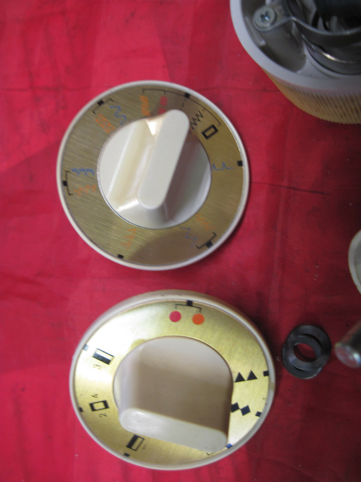 Nelco Sza221 Sewing Machine Parts Misc Adjustment Knobs eBay