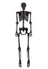 Poseable Crazy Bones Skeleton in Black Decoration