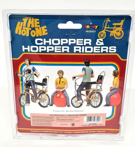 Toyway 1/12 - Chopper 70's Bicycle Retro Kids Rider and Space Hopper Kids Set - Picture 5 of 5