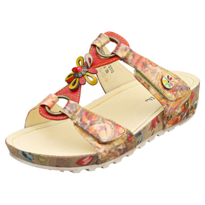 Laura Vita Brcyano Womens Walking Sandals in Beige