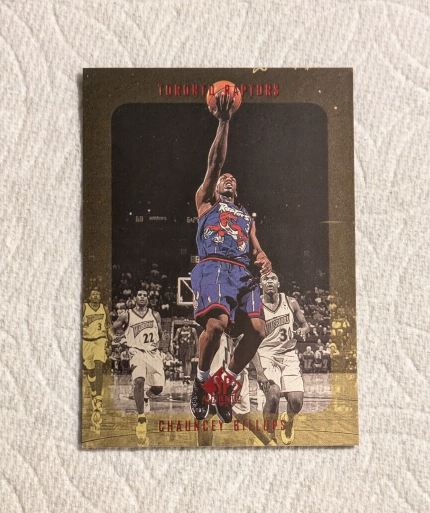 1997-98 Upper Deck SP Authentic CHAUNCEY BILLUPS RC #139 Rookie Raptors/Pistons