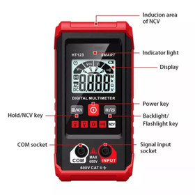 HABOTEST HT123 Digital Multimeter Tester Non Contact Voltage AC/DC Voltmeter NES