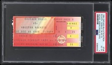 PSA Michael Jordan 1984-85 Bulls Ticket Rookie Year Season 12-18-84 RC PSA Pop 1