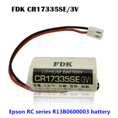 1 Pc. New Robot RC Series Battery R13B060003 FDK CR17335SE 3V 1800mah
