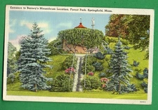US MASSACHUSETTS - SPRINGFIELD, ENTRANCE TO BARNEY'S MAUSOLEUM LOCATION PC 811