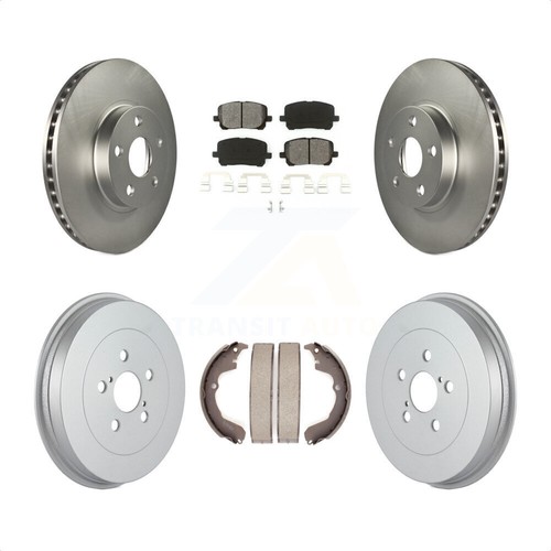 Front Rear Coat Brake Rotors Semi Metallic Pad Drum Kit For Toyota front-rear-coat-brake-rotors-semi-metallic-pad-drum-kit-for-toyota