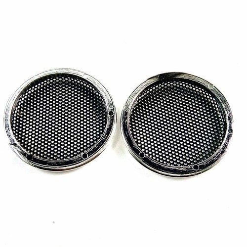 2x Hochtönernetz dekorative Kreis mit Schutzgitter für 1 "Zoll Autolautsprecher - Picture 1 of 5