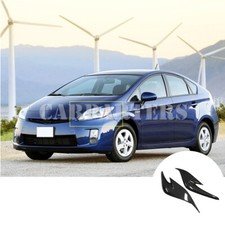 For Toyota Prius Real Carbon Fiber Headlight Eyebrow Eyelid Cover Trim 2009-2015