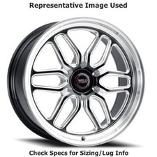 Weld Racing S15370084p25 Laguna 6 Drag 17x10 Wheel - Gloss Black Milled Weld Racing S15370084p25 Laguna 6 Drag 17x10 Wheel - Gloss Black Milled
