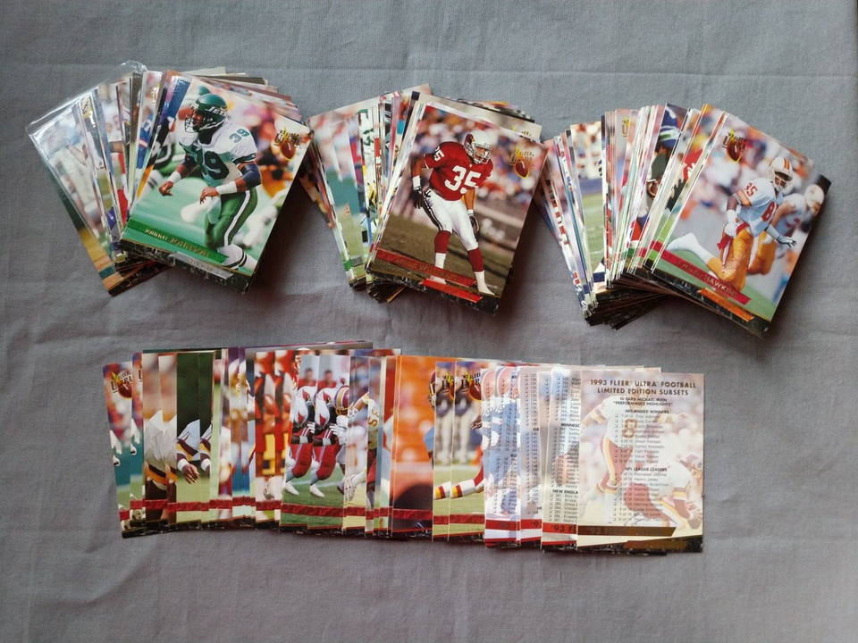 1993 Ultra Football Cards 251 - 500 - - - Pick A Card - - - Complete a Set